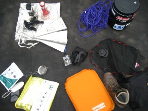 [Gear for Leave No Trace.]